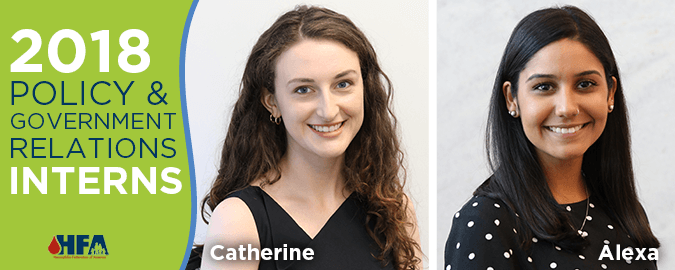 Meet HFA's 2018 Interns - Catherine and Alexa