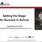 Setting the Stage for Success in School - slides