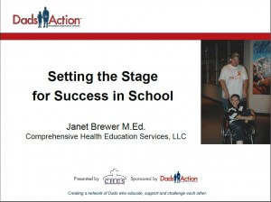 Setting the Stage for Success in School - slides
